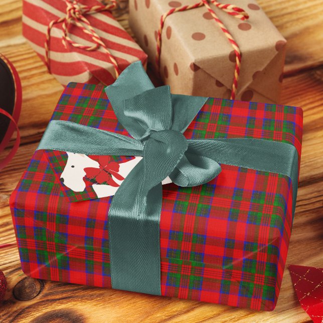 Papier Cadeau Red Wool Tartan (Tartan wrapping paper)