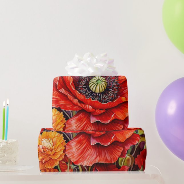 Papier Cadeau RedPoppy (Cadeaux de fête)