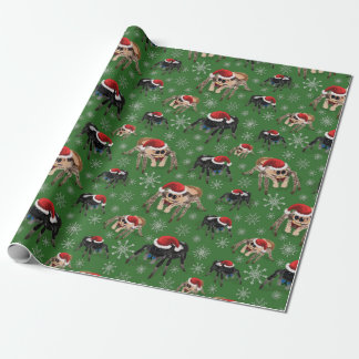 Papier Cadeau Regal Jumping Spider Phiddipus Regius Holiday Moss