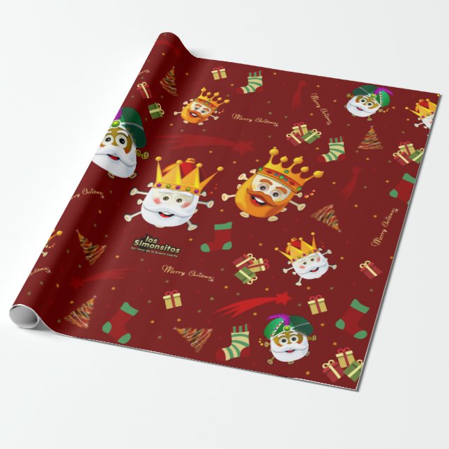 Papier Cadeau Regalos Reyes Magos 2020 by Simonsitos (Déroulé)