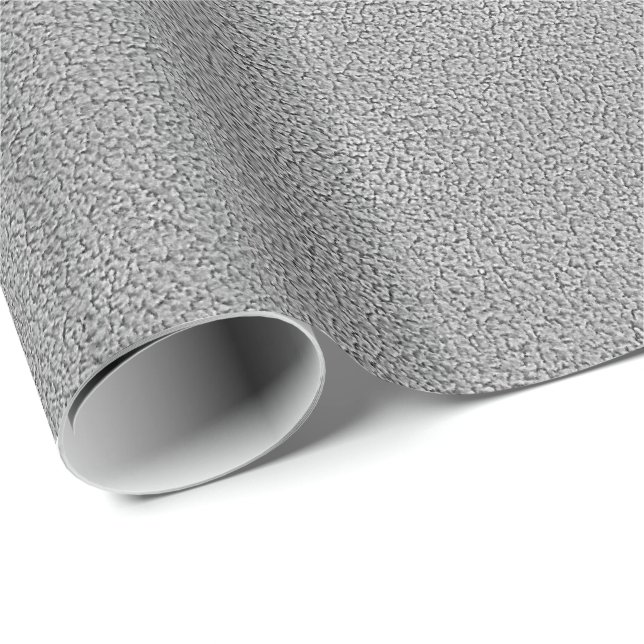 Papier Cadeau Regard gris d'Ultrasuede (Coin rond)