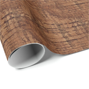 Papier Cadeau Regard rocailleux de grain en bois de chêne de