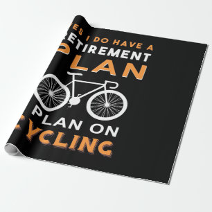 Papier Cadeau Régime De Retraite I Plan Sur Le Cyclisme