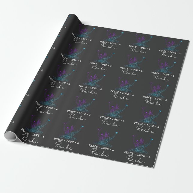 Papier Cadeau Reiki Love Chakra méditation spirituelle (Déroulé)