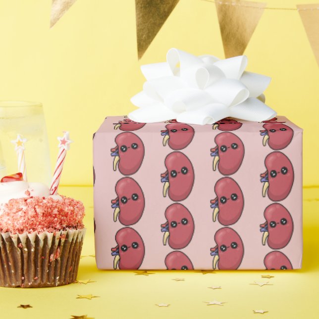 Papier Cadeau Rein mignon - Biologie humaine (Fête d'anniversaire)