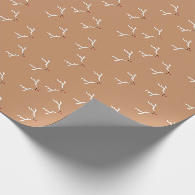 Papier Cadeau Reindeder Wrap Kids Moderne Noël (Coin)