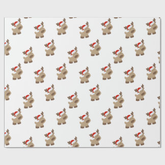 Papier Cadeau Reindeer gift wrap