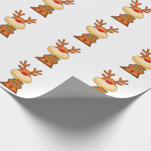 Papier Cadeau Reinder
