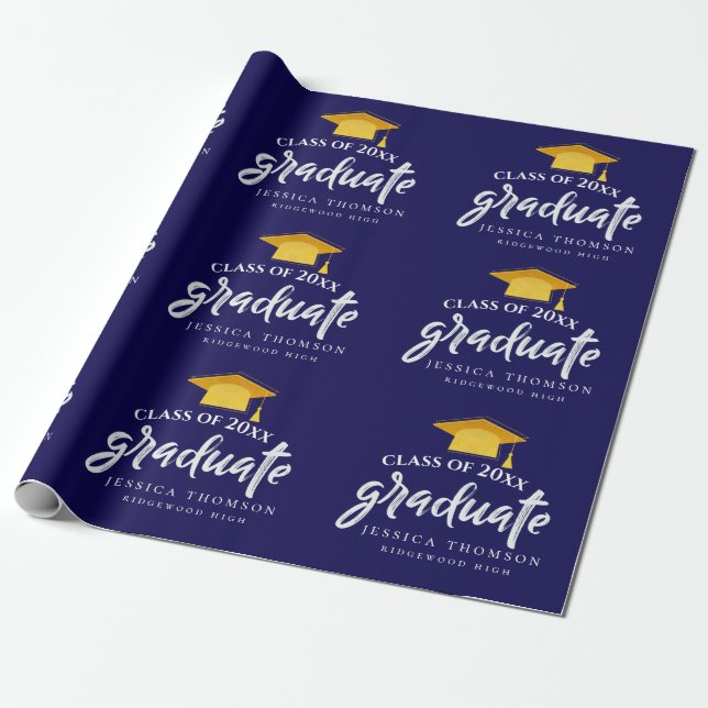 Papier Cadeau Remise des diplômes de la promotion 2026 Félicitat (Déroulé)