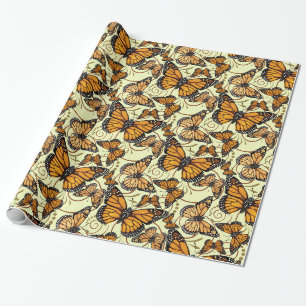 Papier Cadeau Remous de papillon de monarque