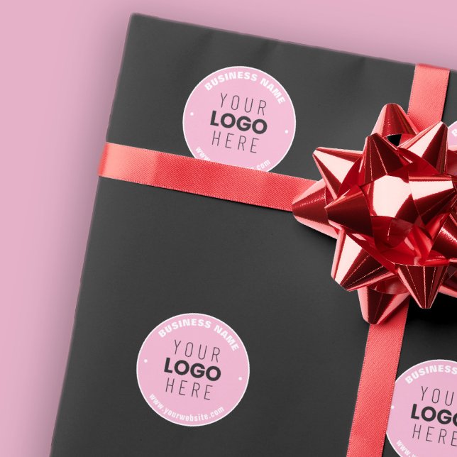 Papier Cadeau Remplacement de logo facile et texte modifiable |  (Créateur téléchargé)