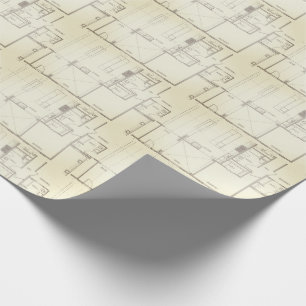 Papier Cadeau Remplissage de l'architecture_papier