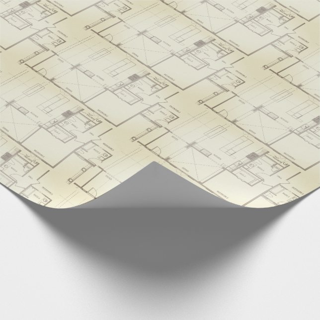 Papier Cadeau Remplissage de l'architecture_papier (Coin)