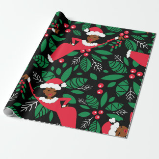 Papier Cadeau Rencontrez-moi sous la Mistletoe
