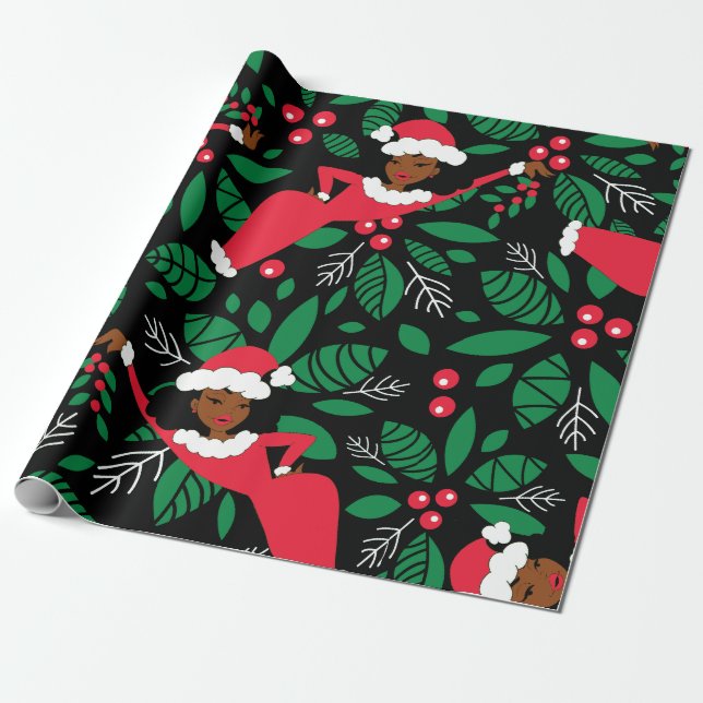 Papier Cadeau Rencontrez-moi sous la Mistletoe (Déroulé)
