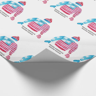 Papier Cadeau Rendre à l'Amérique un chandail de Noël chaud