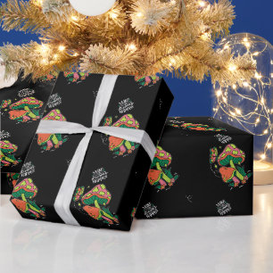 Papier Cadeau Rendre les rêves possibles   Papillon aux champign