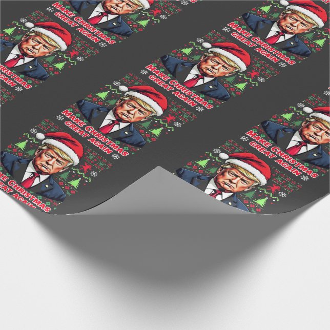 Papier Cadeau Rendre Noël super à nouveau laid Noël Sweat trump (Coin)
