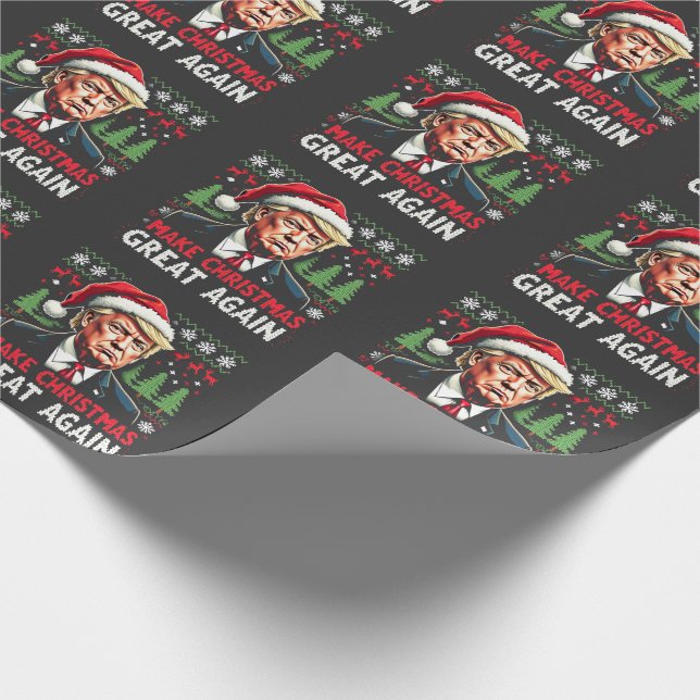 Papier Cadeau Rendre Noël super à nouveau moche Noël Sweat Trump (Coin)