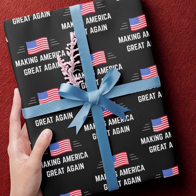 Papier Cadeau Rendre sa grandeur à l'Amérique (Créateur téléchargé)