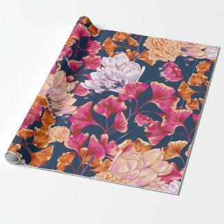 Papier Cadeau Repeating Flora Vintage Vintage Pattern