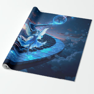 Papier Cadeau Répétition au clair de lune – Danse sous le clair 
