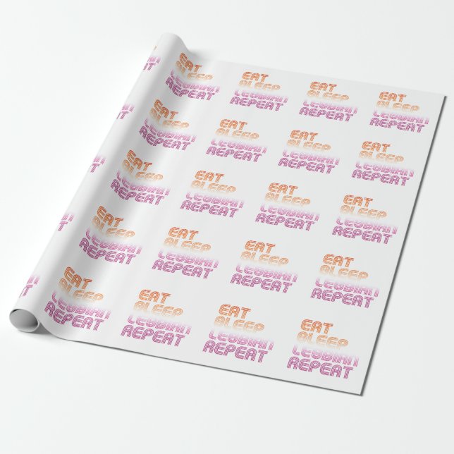 Papier Cadeau Répétition lesbienne de Dormir (Déroulé)