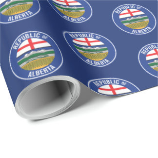 Papier Cadeau République de l'Alberta WEXIT