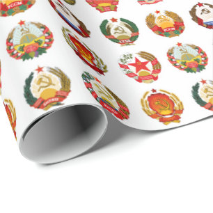 Papier Cadeau Républiques de l'Union soviétique