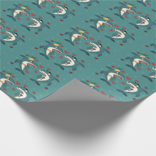Papier Cadeau Requins