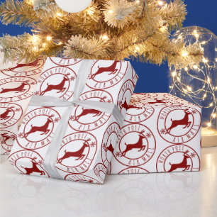 Papier Cadeau Réseaux de courrier aérien du pôle Nord