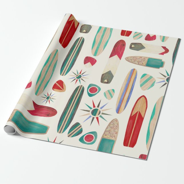 Papier Cadeau Ressacs pendant les années 1950 (Déroulé)