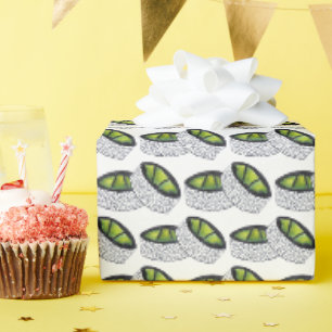 Papier Cadeau Restaurant japonais Avocado Roll Sushi Food Footy