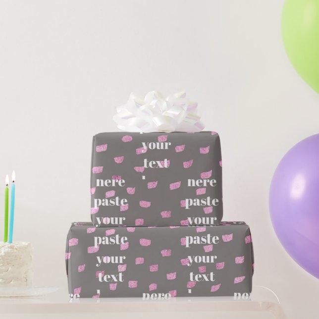 Papier Cadeau Résumé pailleté abstrait de luxe (Cadeaux de fête)