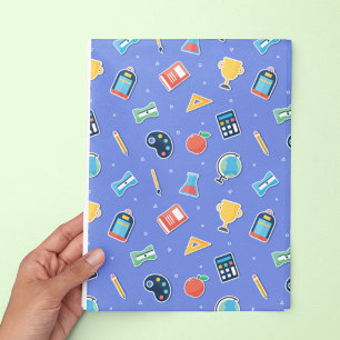 Papier Cadeau Retour À L'École   Pourpre