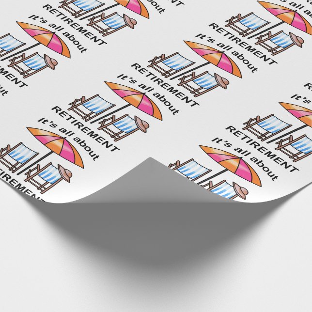 Papier Cadeau Retraite (Coin)