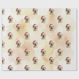 Papier Cadeau Retriever Blond Doré 1
