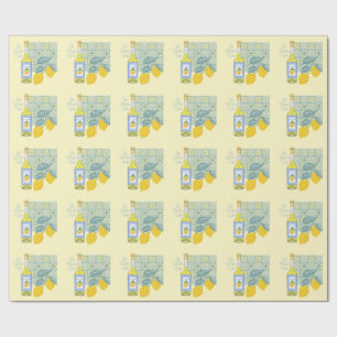 Papier Cadeau Rétro de la ferme de citron