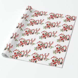 Papier Cadeau Rétro emballage de cadeau mignon de joie de Père