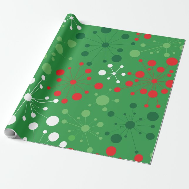 Papier Cadeau Rétro Noël (Déroulé)