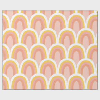Papier Cadeau Retro Rainbow
