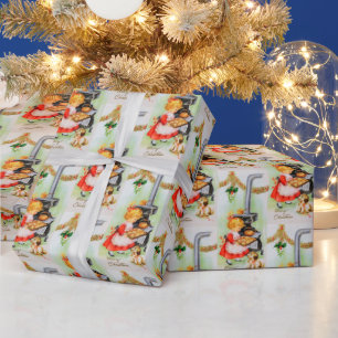 Papier Cadeau Retro vintage Baking