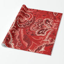 Rétros bandanna/Bandana rouges de Paisley