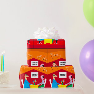 Papier Cadeau Réunion de consultant en gestion