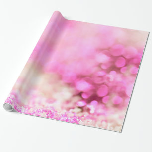 Papier Cadeau Rêve de Parties scintillant rose étincelante