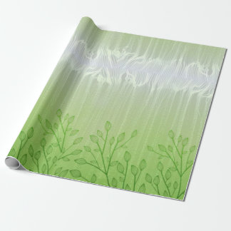 Papier cadeau rêve vert pour l'eau