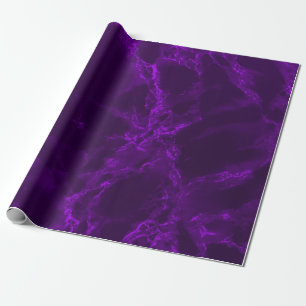 Papier Cadeau Riche en marbre violet look