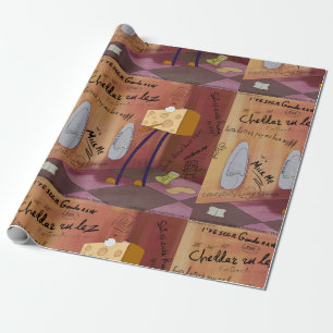 Papier Cadeau Rick London Funny Cheese Bathroom Comic