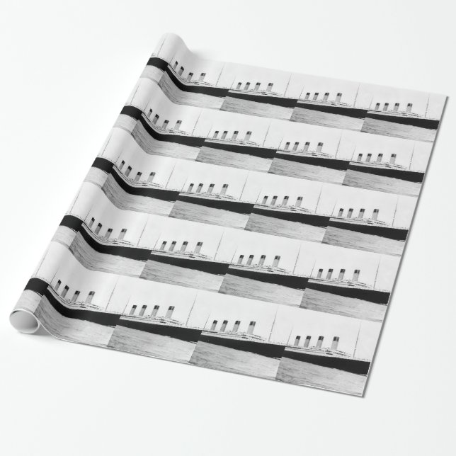 Papier Cadeau RMS Titanic (Déroulé)