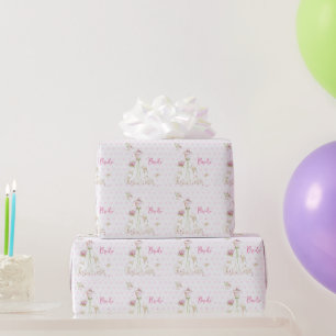 Papier Cadeau Robe de mariée pour la fête de mariage Cœurs